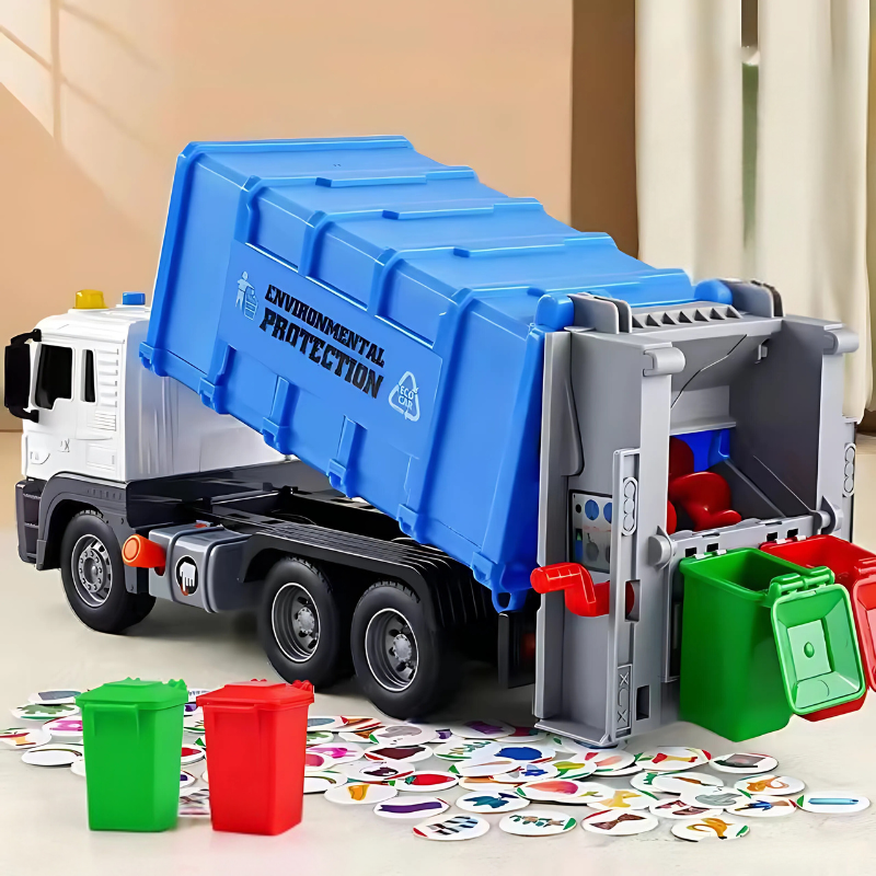 Interactive Garbage Truck Toy | Engaging Sounds and Lights