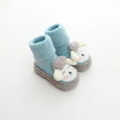 Baby Plush Non-Slip Shoes | Cozy, Secure Fit for Tiny Feet