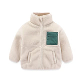 Boys Fleece Winter Jacket | Warm Zipper Outerwear for Chilly Days