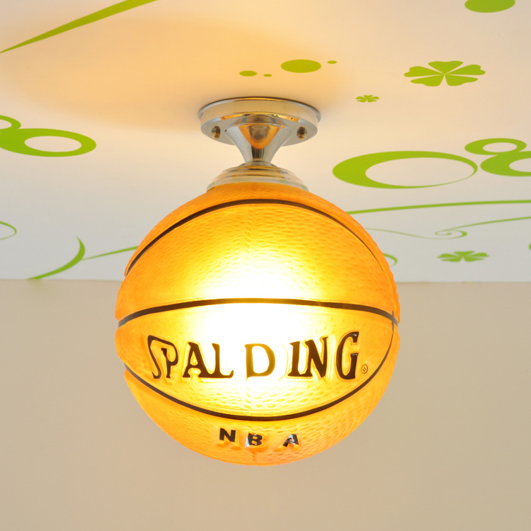 LED Ceiling Light for Kids | Playful Football Design with Dimmable Brightness
