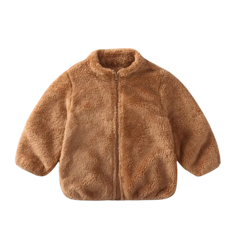 Soft Teddy Jacket for Kids | Cozy Warmth for Cold Days