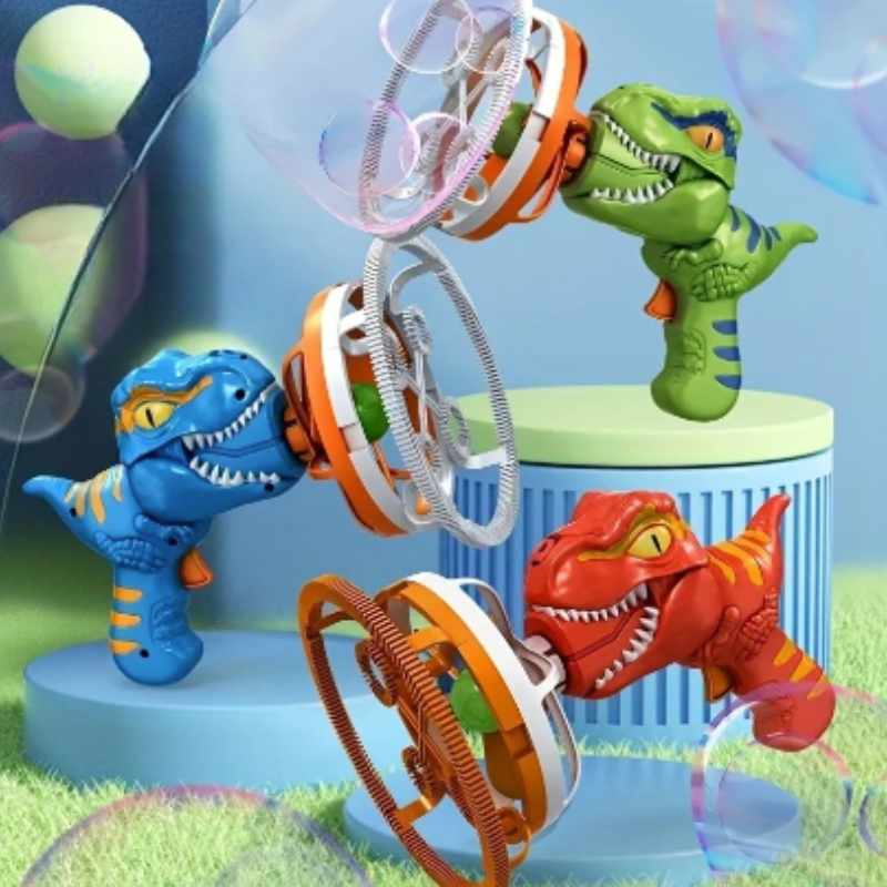 Dinosaur Bubble Blaster | Colorful Bubbles for Outdoor Fun