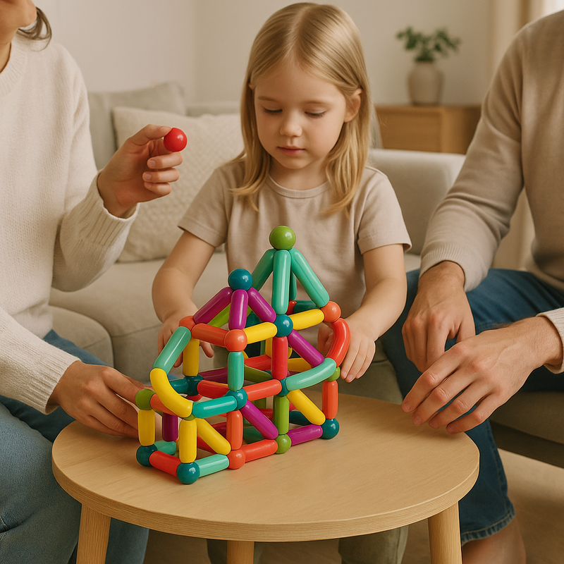 STEM Building Toy Set | Encourages Creativity and Motor Skills