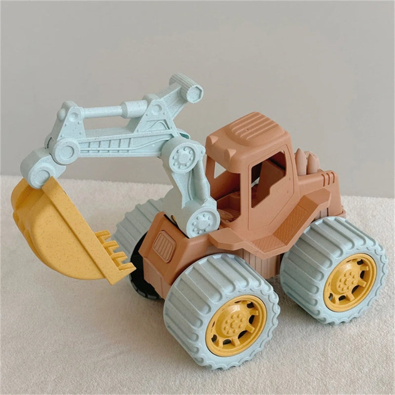Construction Playset with Bulldozer | Realistic Moving Dump Truck Included