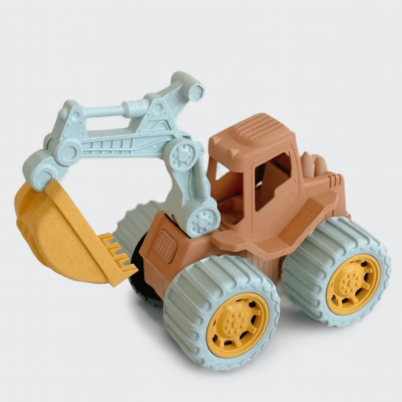 Construction Playset with Bulldozer | Realistic Moving Dump Truck Included