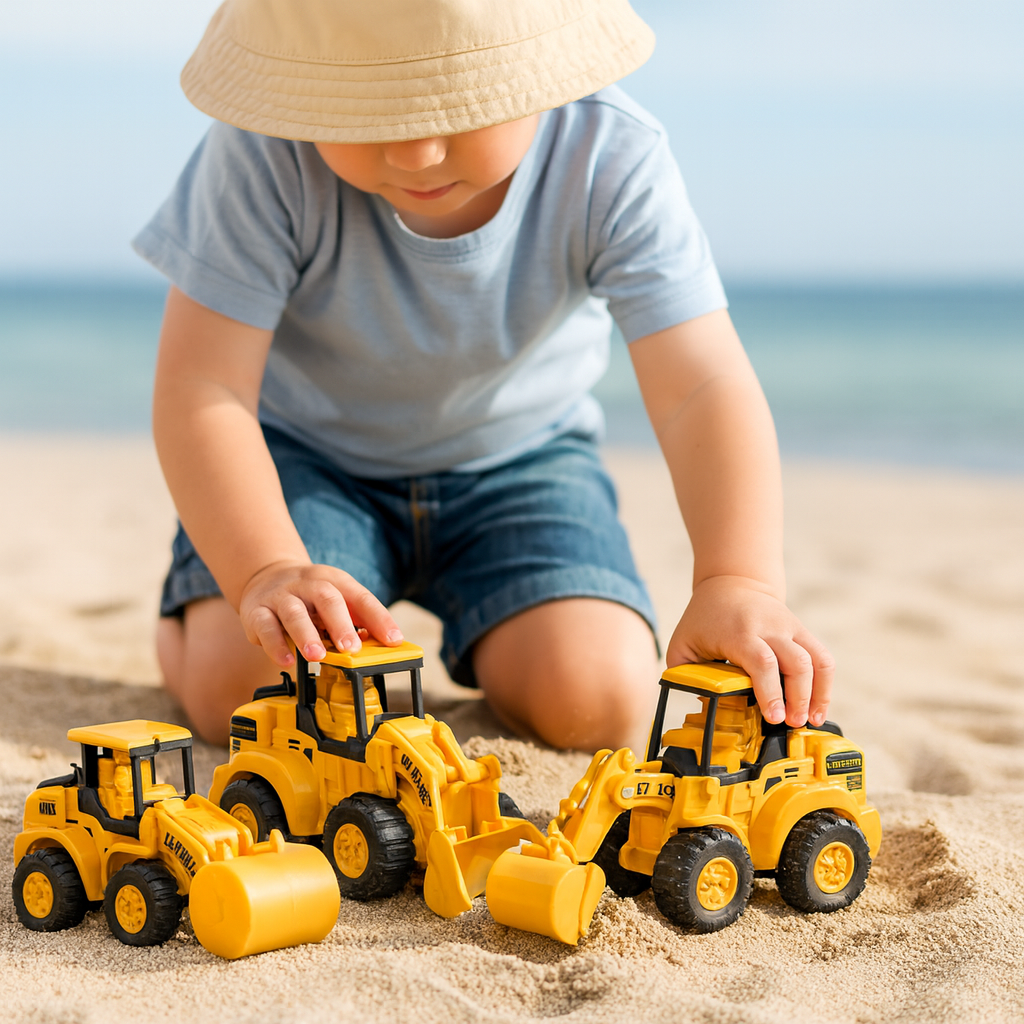Construction Toy Vehicle Set | Interactive Learning for Ages 2-5