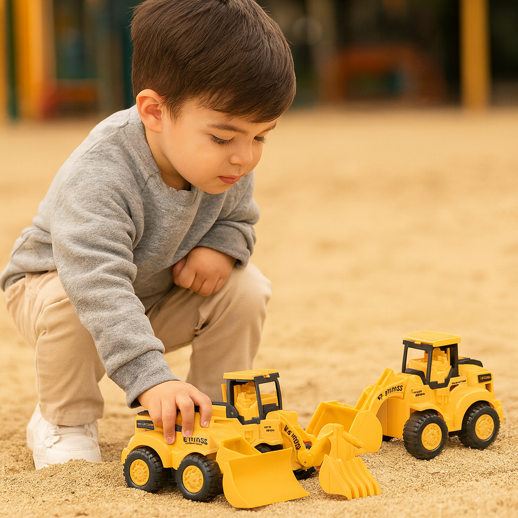 Construction Toy Vehicle Set | Interactive Learning for Ages 2-5