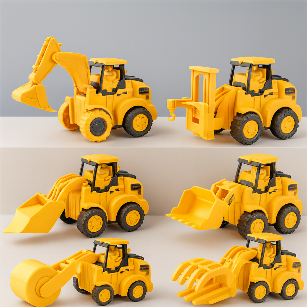 Construction Toy Vehicle Set | Interactive Learning for Ages 2-5