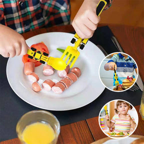 Bulldozer Cutlery Set | Fun Mealtime Adventure for Kids