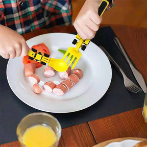 Bulldozer Cutlery Set | Fun Mealtime Adventure for Kids