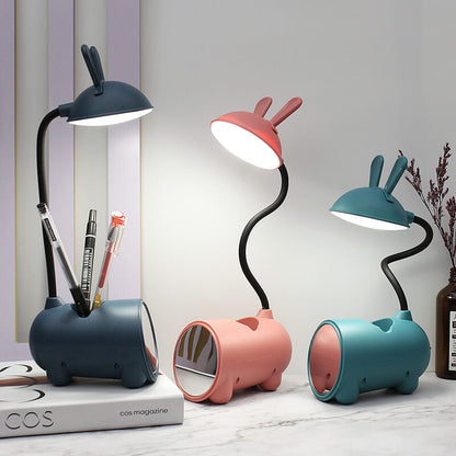 Bunny Desk Lamp | Cute Touch Control with Pen Holder