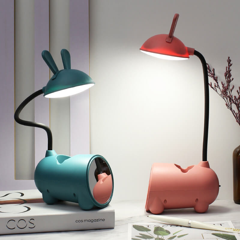 Bunny Desk Lamp | Cute Touch Control with Pen Holder