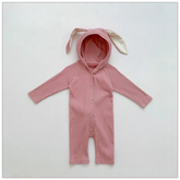 Baby Bunny Romper | Soft Cotton with Fluffy Tail