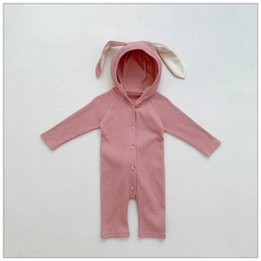 Baby Bunny Romper | Soft Cotton with Fluffy Tail