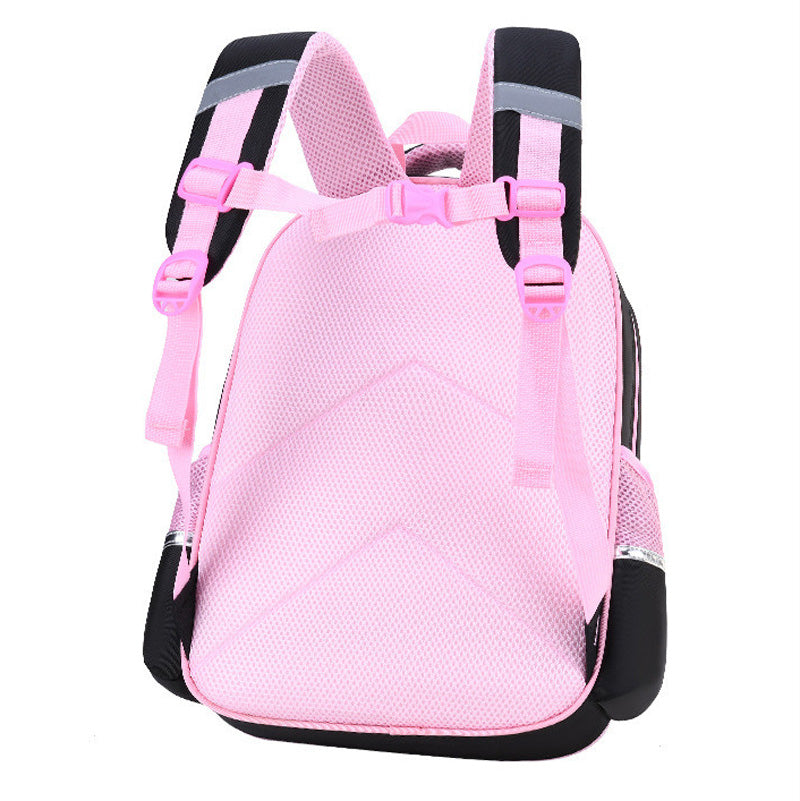 Cat Backpack for Kids | Black and Pink 3D Design