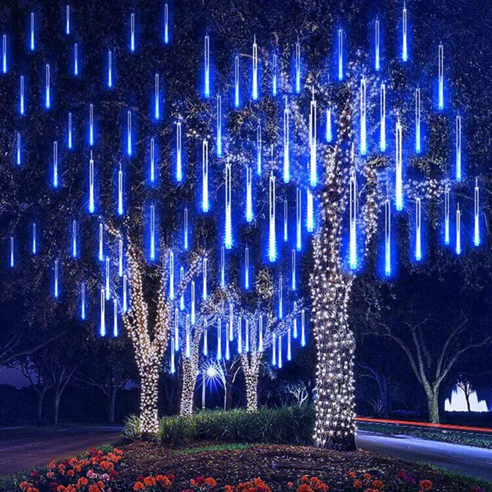 LED Meteor Shower Lights | Energy-Efficient Outdoor Holiday Decor