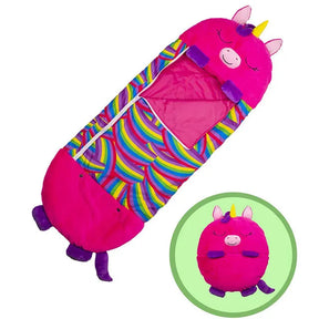Children's Sleeping Bag Pillow | Cozy Cartoon Design for Travel