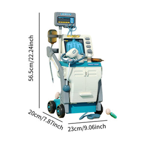 Children's Doctor Play Set | Interactive Cart with Light and Sound