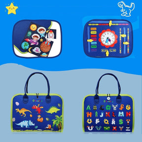 Montessori Life Skills Book | Interactive Felt Activities for Kids