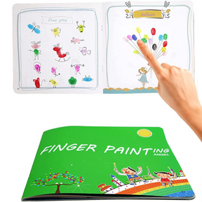 Children's Washable Finger Paint Set | Stimulates Creativity and Fun