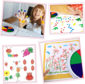 Children's Washable Finger Paint Set | Stimulates Creativity and Fun