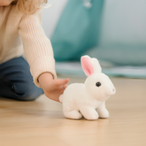 Interactive Plush Bunny Toy | Soft Fabric with Jumping Action
