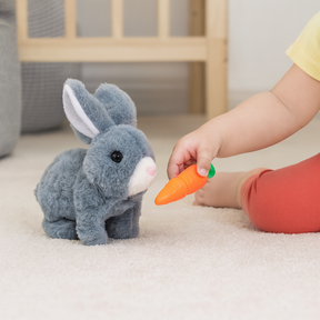 Interactive Plush Bunny Toy | Soft Fabric with Jumping Action