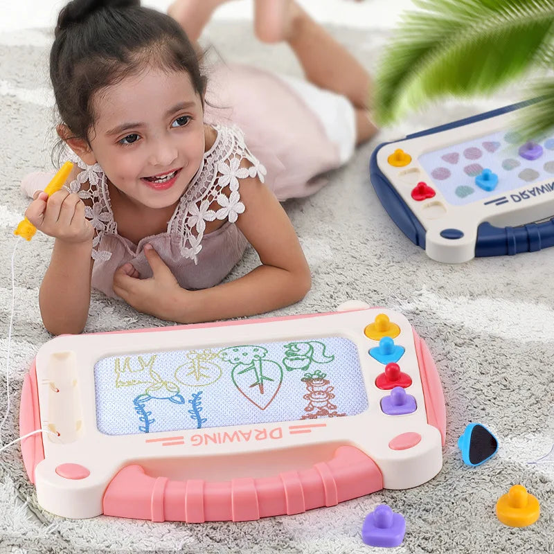 Magnetic Drawing Board Toy | Reusable BPA-Free Educational Tool