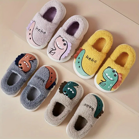 Dinosaur Slippers for Kids | Soft, Warm, Non-Slip Design