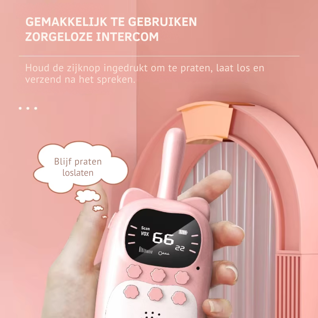 Children’s Rechargeable Walkie Talkies | 3 km Range, Durable Design