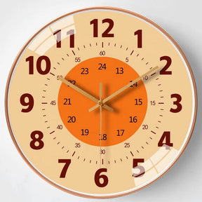 Children's Learning Wall Clock | Colorful Time Management Tool