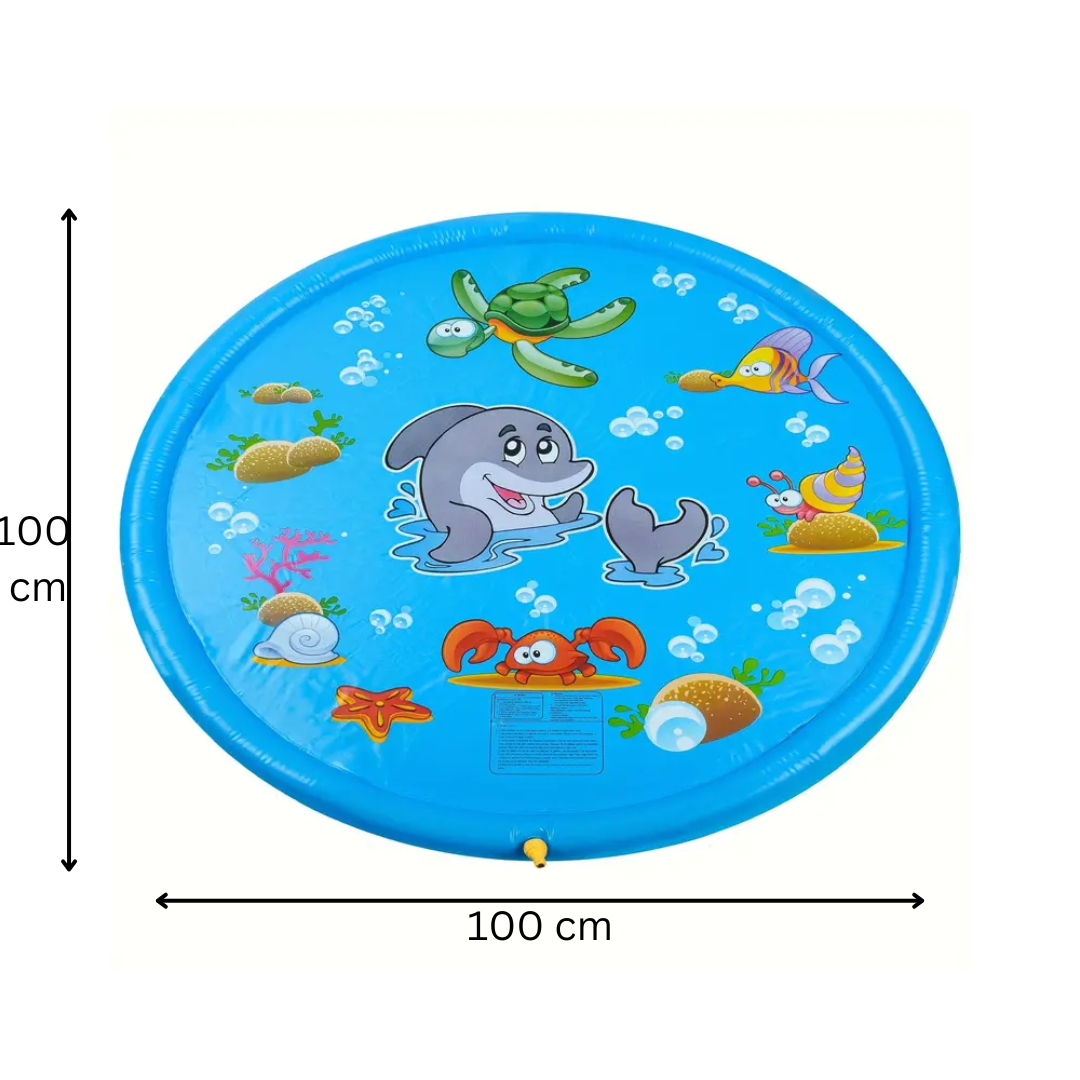 Kids' Water Play Mat | 170 cm with Built-in Sprayers