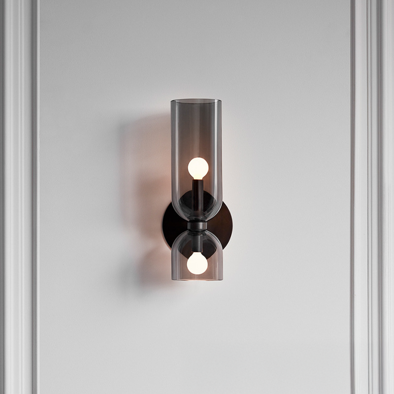 Glass Wall Lamp | Elegant Minimalist Design for Cozy Spaces