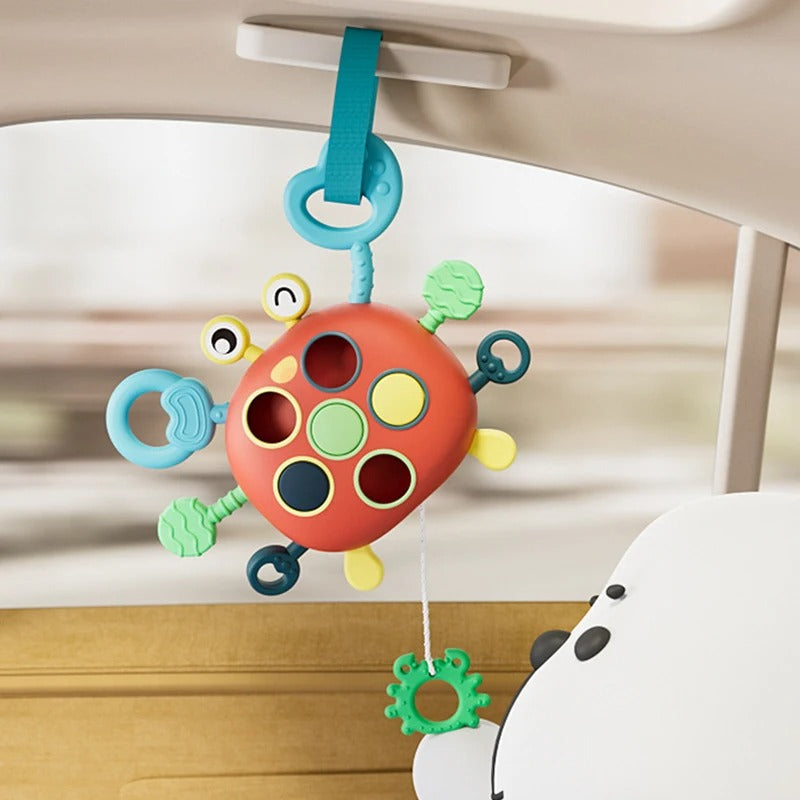 Sensory Crab Toy for Toddlers | Engaging Pull Strings and Tactile Features