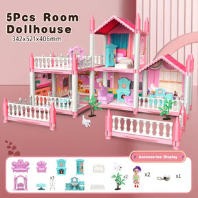 DIY 3D Dollhouse Kit | Creative Miniature Craft Set for Kids