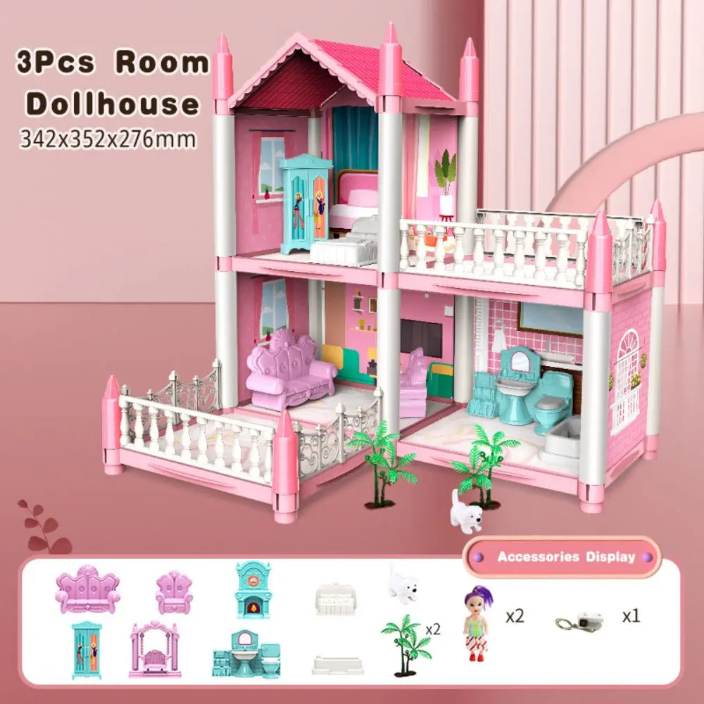 DIY 3D Dollhouse Kit | Creative Miniature Craft Set for Kids