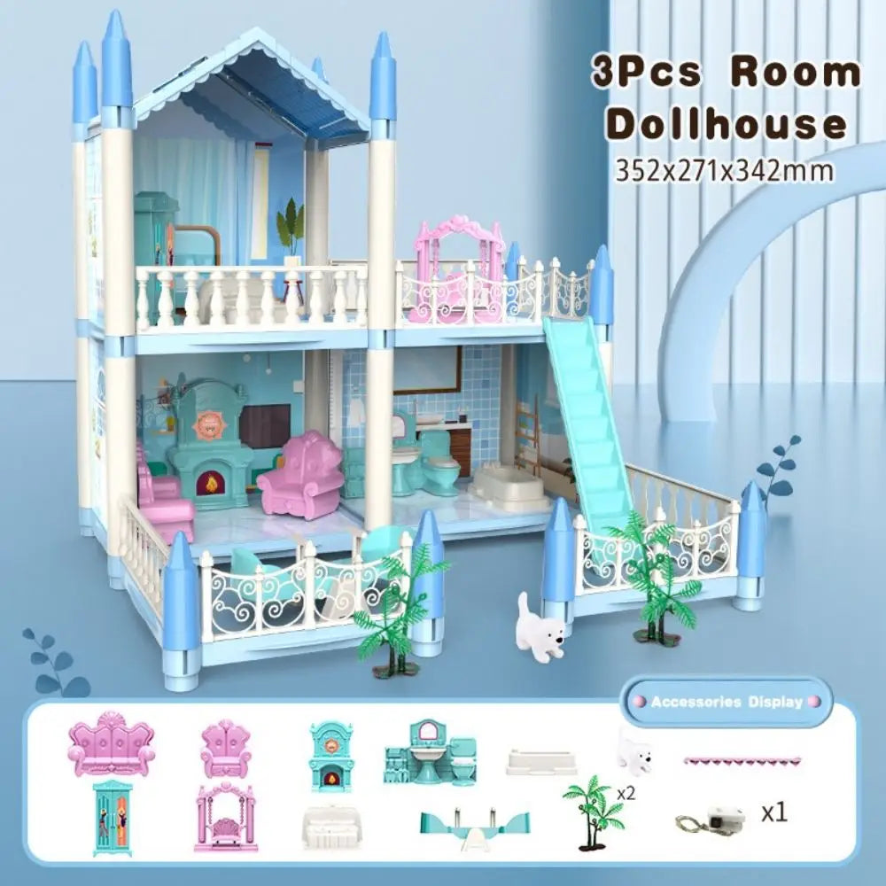 DIY 3D Dollhouse Kit | Creative Miniature Craft Set for Kids