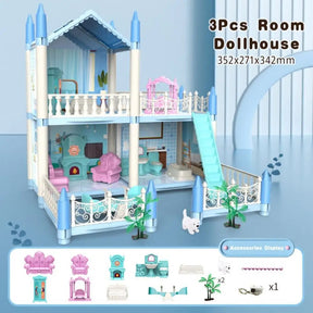 DIY 3D Dollhouse Kit | Creative Miniature Craft Set for Kids