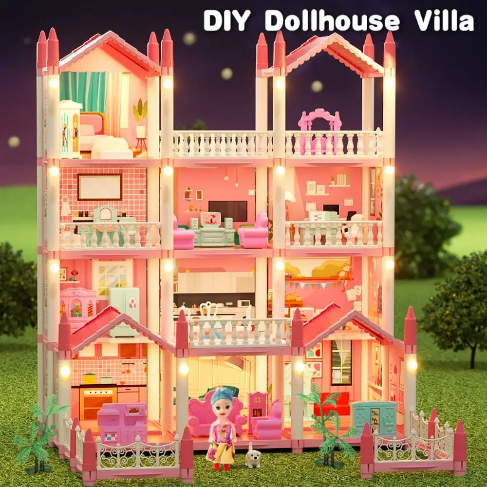 DIY 3D Dollhouse Kit | Creative Miniature Craft Set for Kids