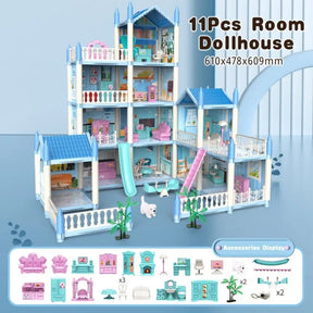 DIY 3D Dollhouse Kit | Creative Miniature Craft Set for Kids