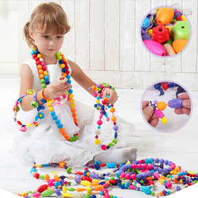 Jewelry Making Kit for Kids | Over 500 Colorful Beads Included