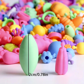 Jewelry Making Kit for Kids | Over 500 Colorful Beads Included