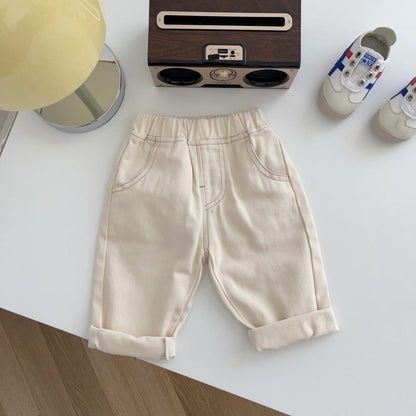 Kids Adjustable Waist Jeans | Soft Cotton Denim for Comfort