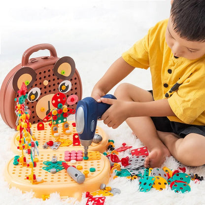 Construction Toy Set with Drill | Creative Learning and Hands-On Play