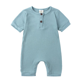Baby Summer Romper | Soft Cotton with Easy Snap Closure