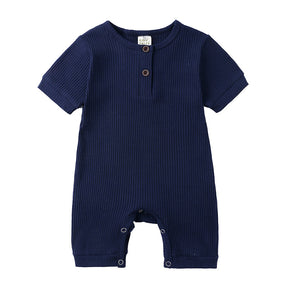 Baby Summer Romper | Soft Cotton with Easy Snap Closure