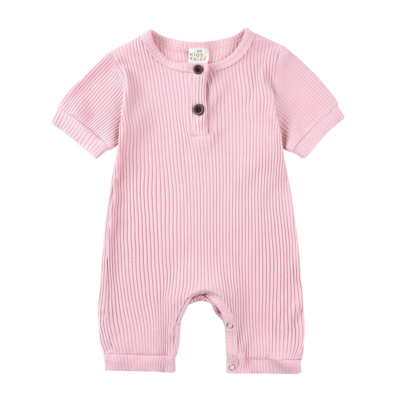 Baby Summer Romper | Soft Cotton with Easy Snap Closure