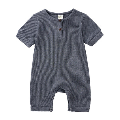 Baby Summer Romper | Soft Cotton with Easy Snap Closure
