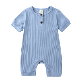 Baby Summer Romper | Soft Cotton with Easy Snap Closure