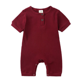 Baby Summer Romper | Soft Cotton with Easy Snap Closure
